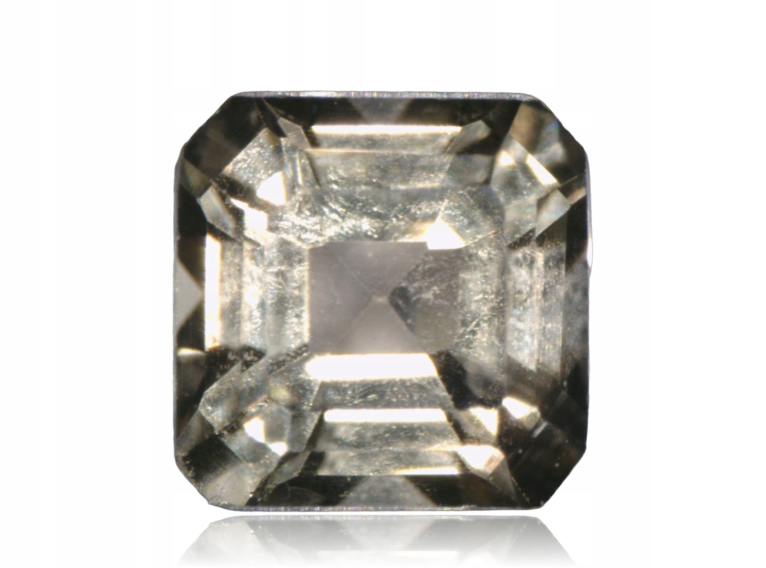 Přírodní Safír 0.23ct Šedý Emerald eCertifikát Wbd