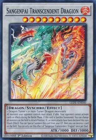 Yu-Gi-Oh! TCG: Sangenpai Transcendent Dragion (LEDE)