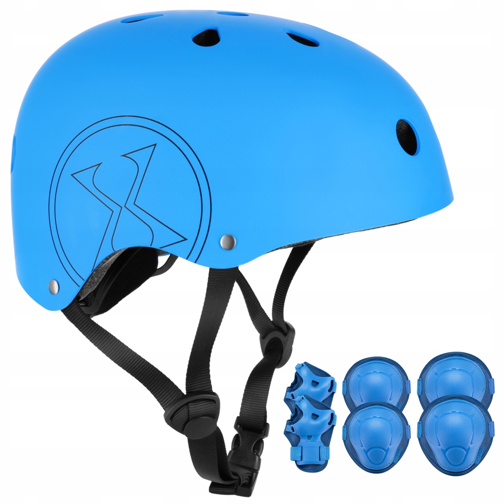 Regulovatelná přilba Ořech chrániče Sada na kolečkové brusle Koloběžku r Xs