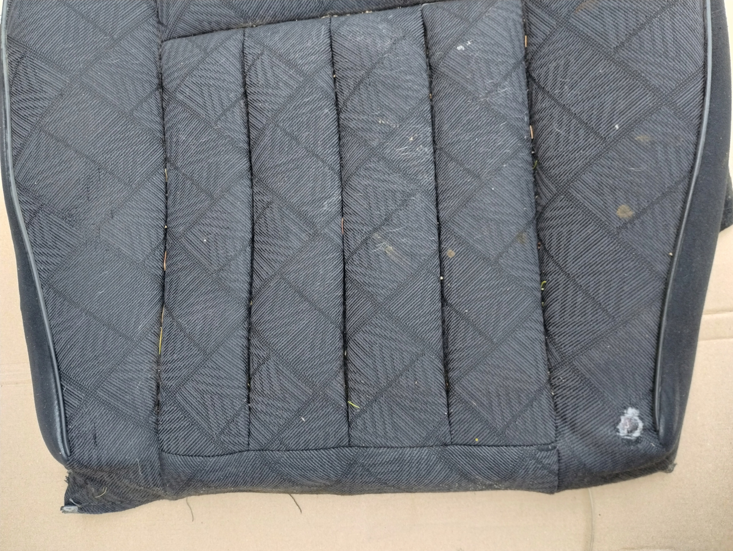mercedes w124 material siedzisko seat front black,