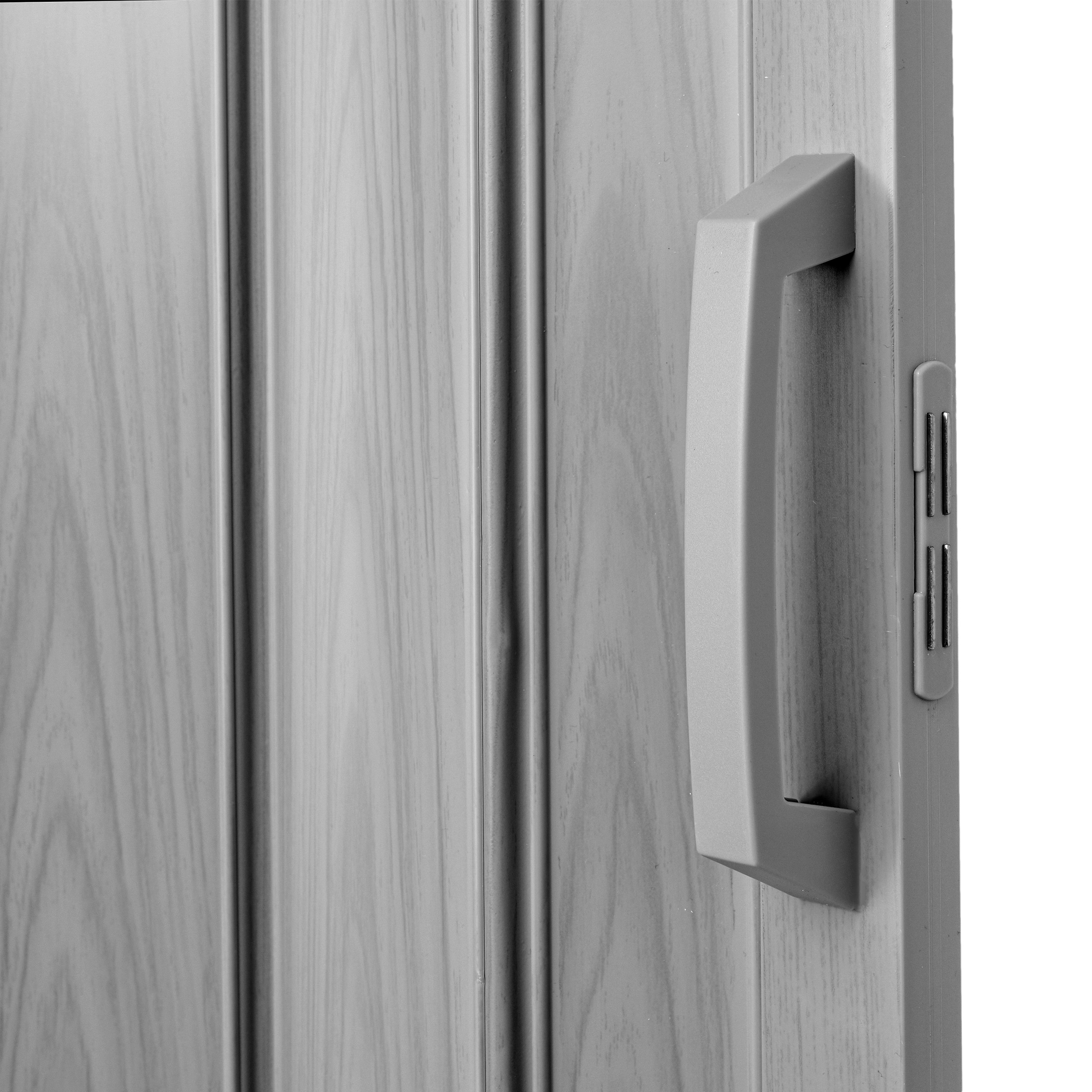 DRZWI HARMONIJKOWE PRZESUWNE PCV SZARY DĄB 004 SLIM 0,7MM SZEROKOŚĆ 90 cm Typ Pełne