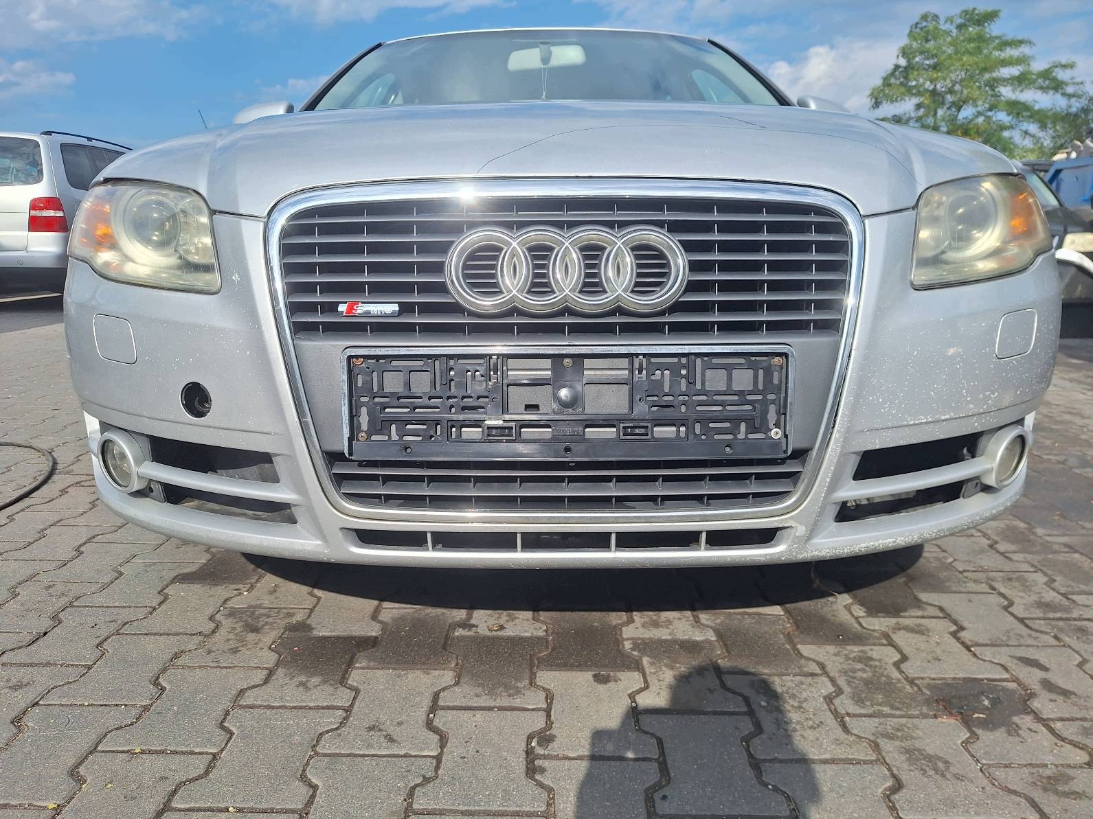 complete front bonnet bumper fender light XENON AUDI A4 B7