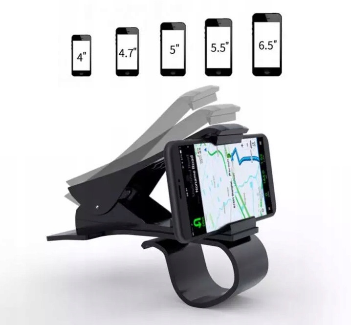 UCHWYT SAMOCHODOWY KLAMRA DO TELEFONU NA KOKPIT DESKĘ Z KLIPSEM Rodzaj inny