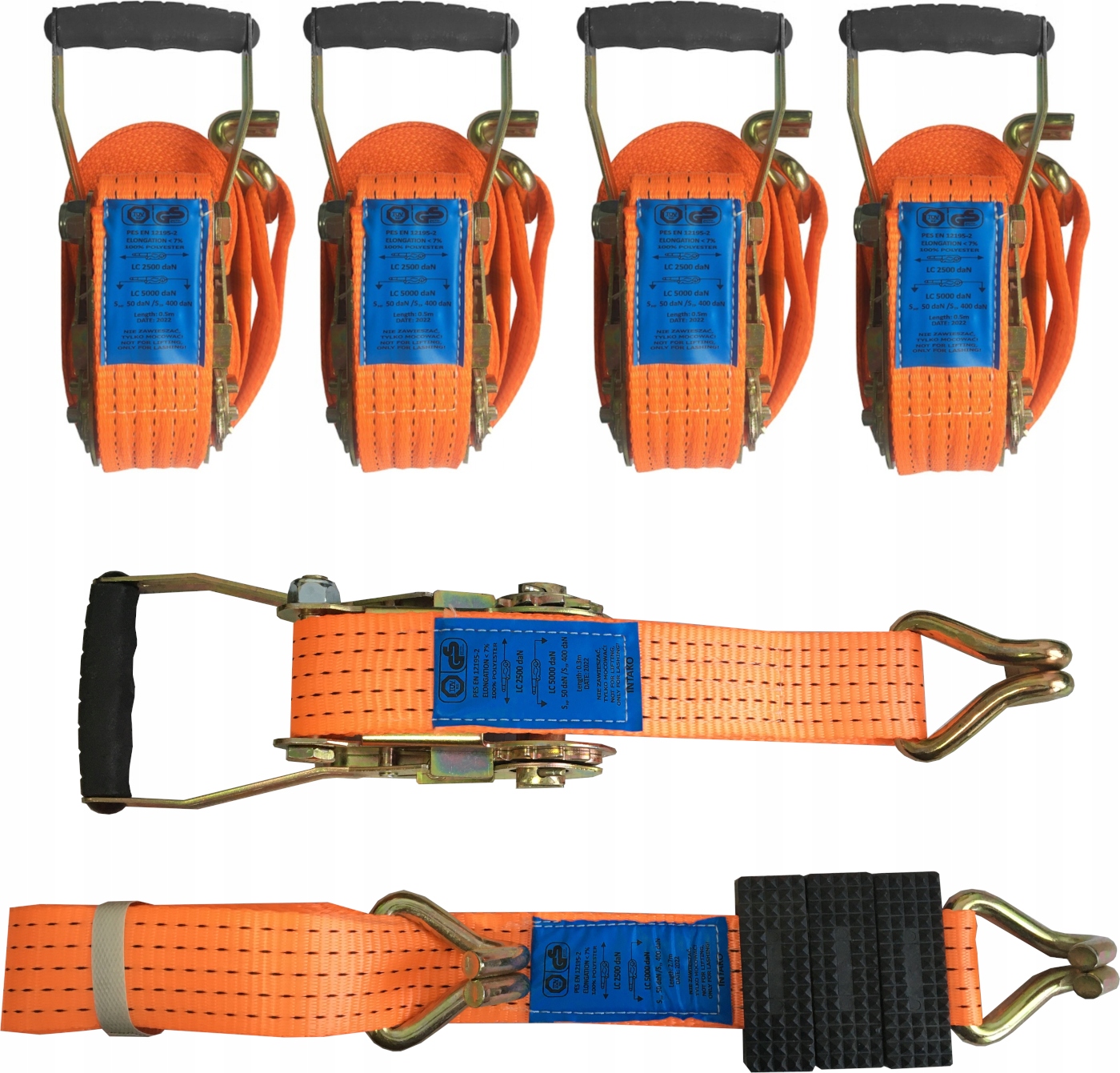 PASY TRANSPORTOWE DO LAWETY LAWET PUNKTOWE 3M x4