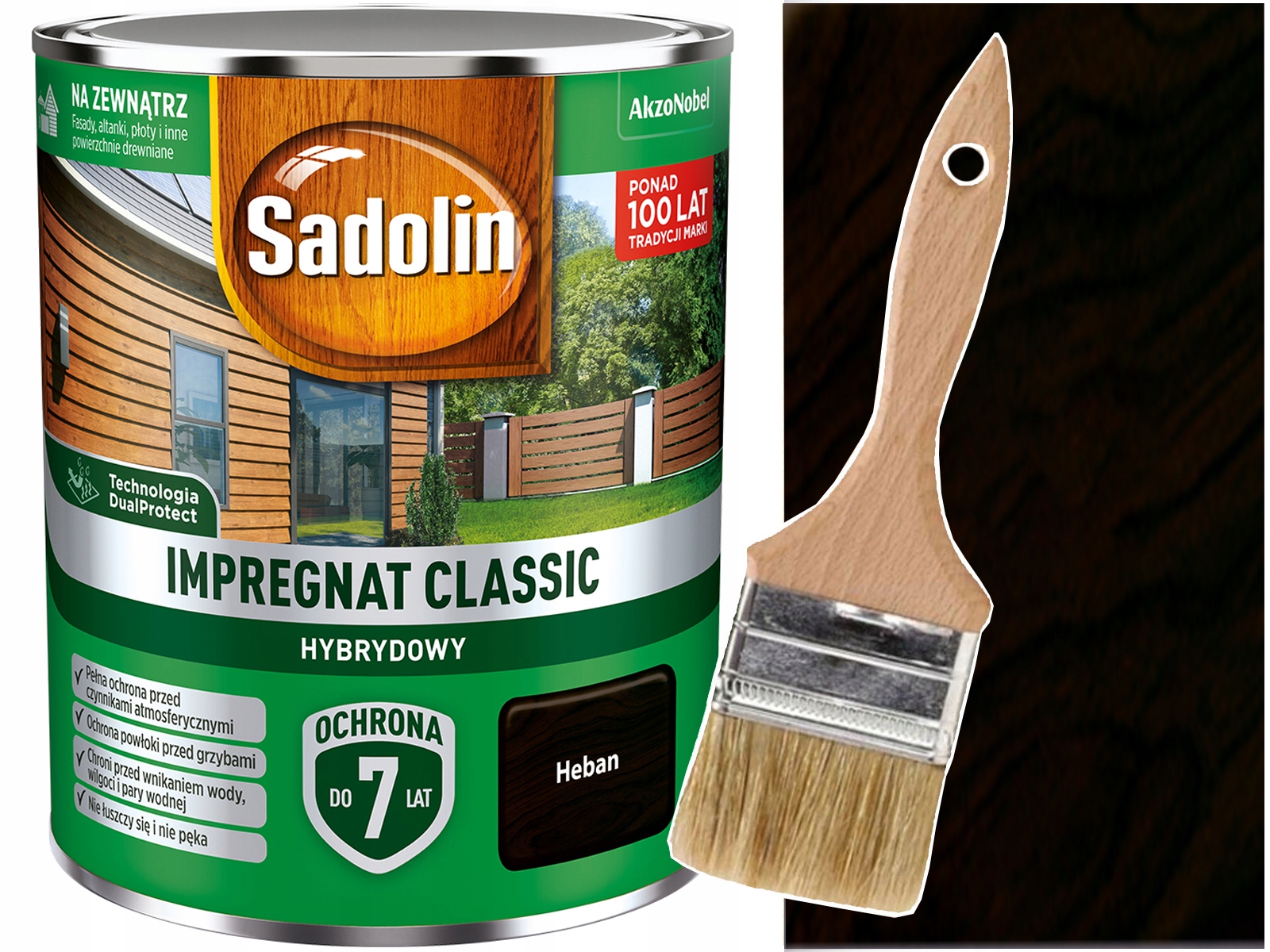 

Sadolin Classic Hybrydowy Heban 0,75L