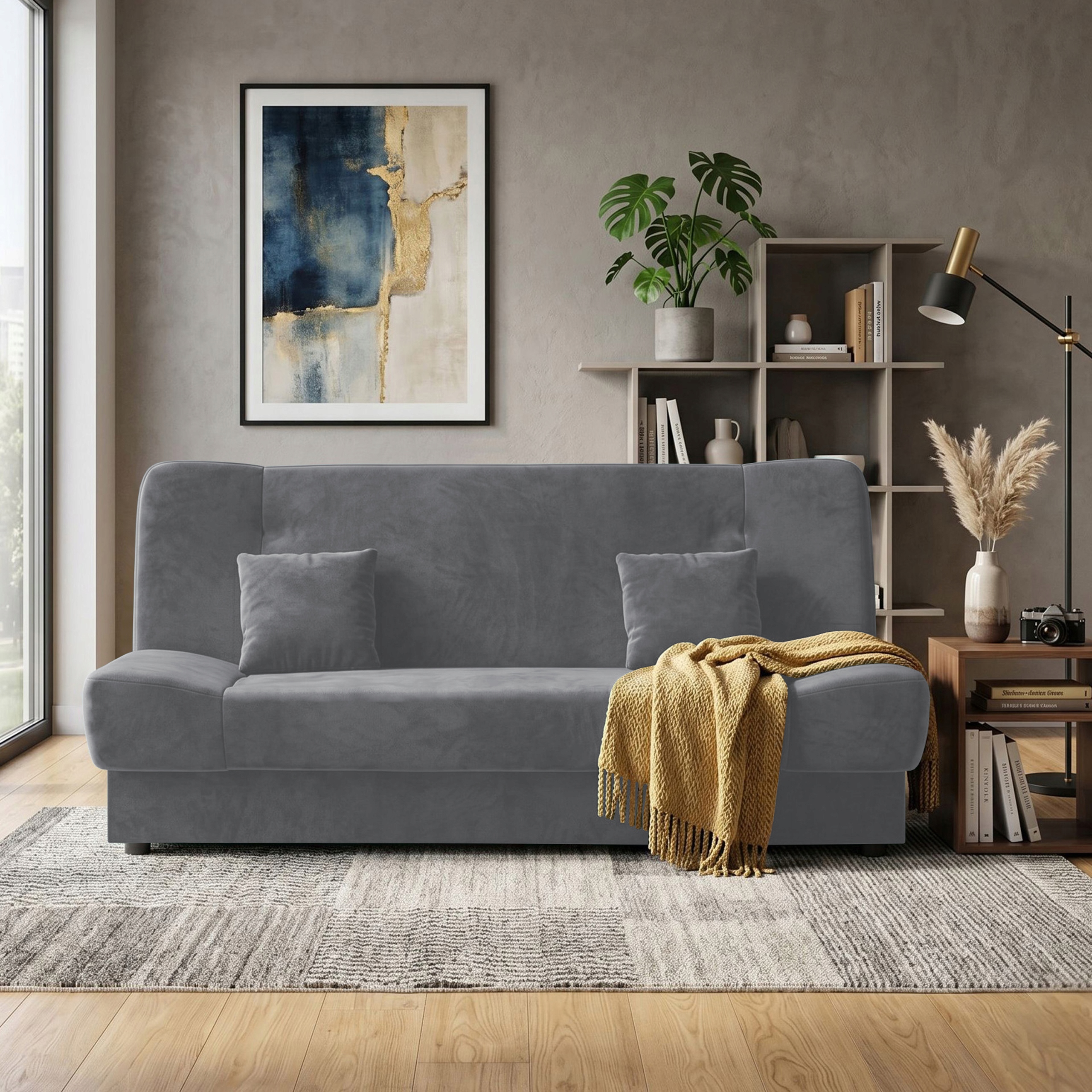 Rozkládací pohovka Funkce Spaní Postel Polský Výrobce Bueno 200x82 cm