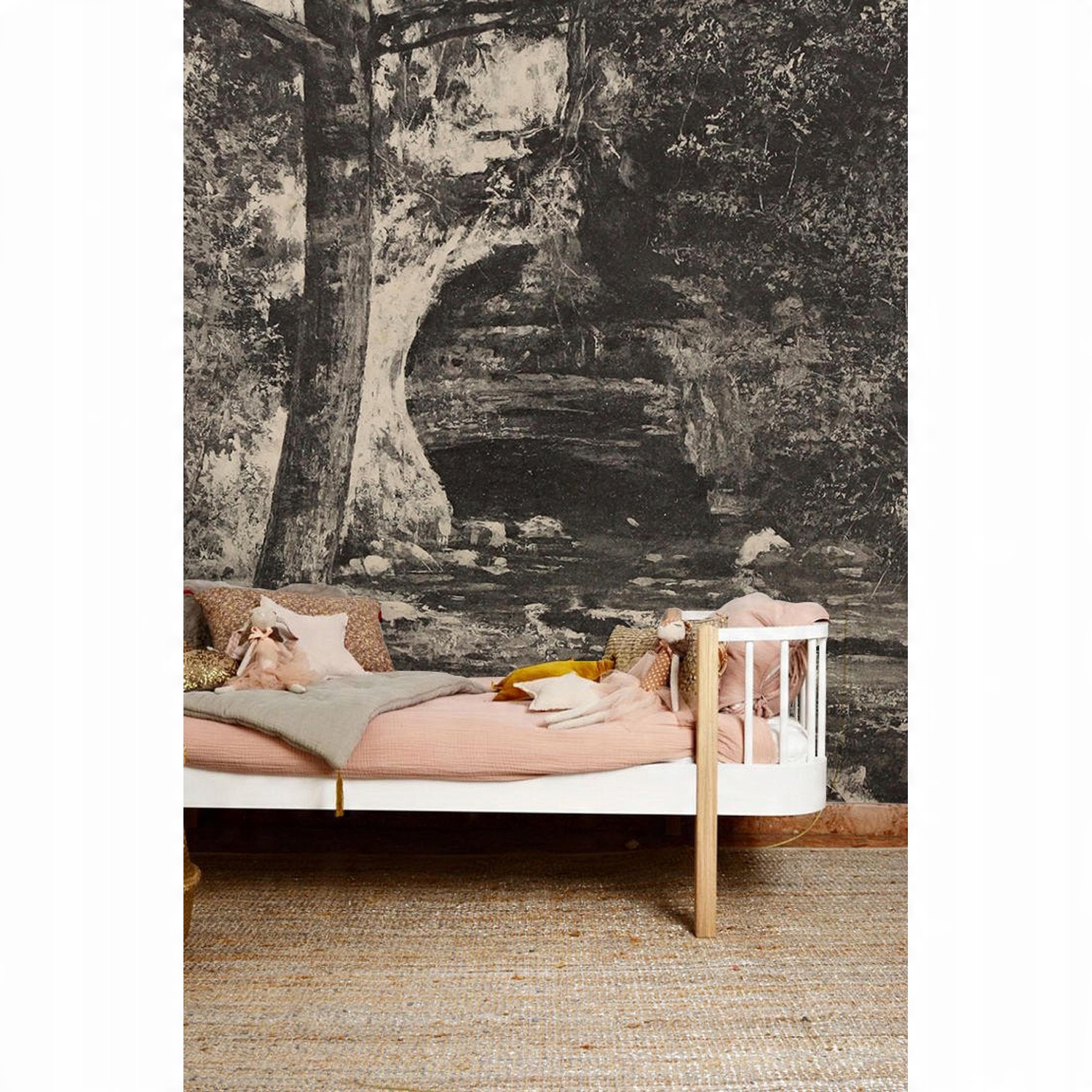 

Fototapeta do salonu Ciemny las vintage 208x146 cm
