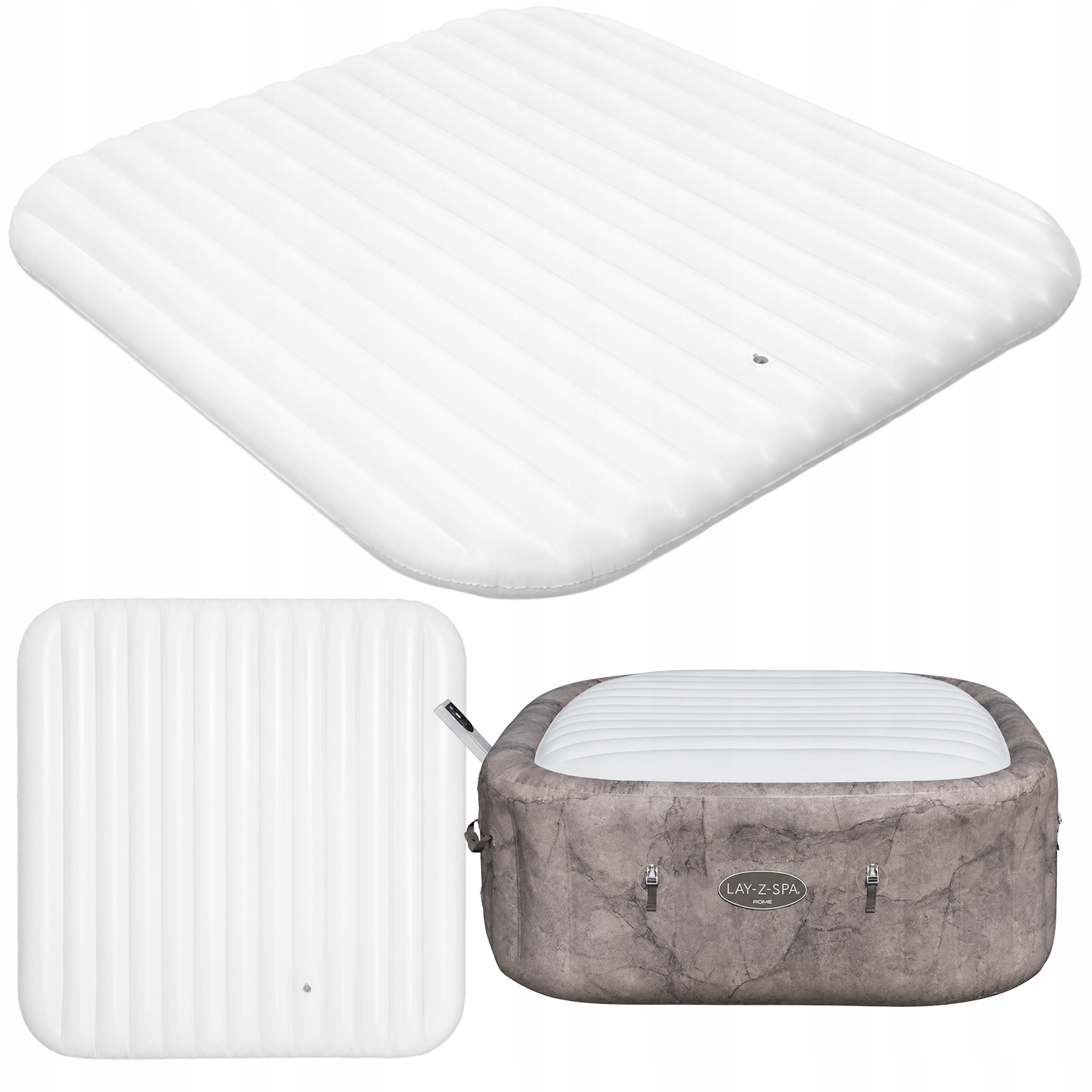 Nafukovacia tepelná krytka jacuzi Lay-Z-Spa Rome AirJet 180x180x71 Bestway