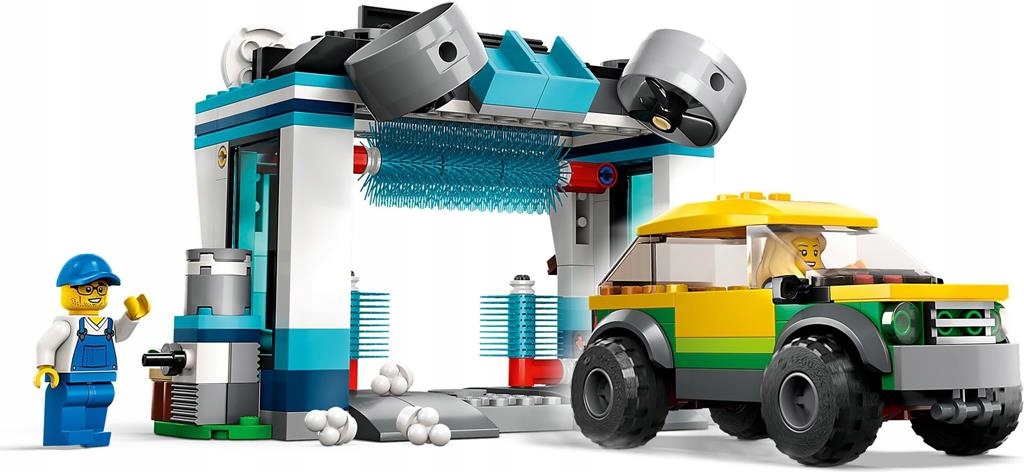 KLOCKI LEGO CITY 60362 MYJNIA SAMOCHODOWA PREZENT NA DZIEN DZIECKA + TORBA Marka LEGO