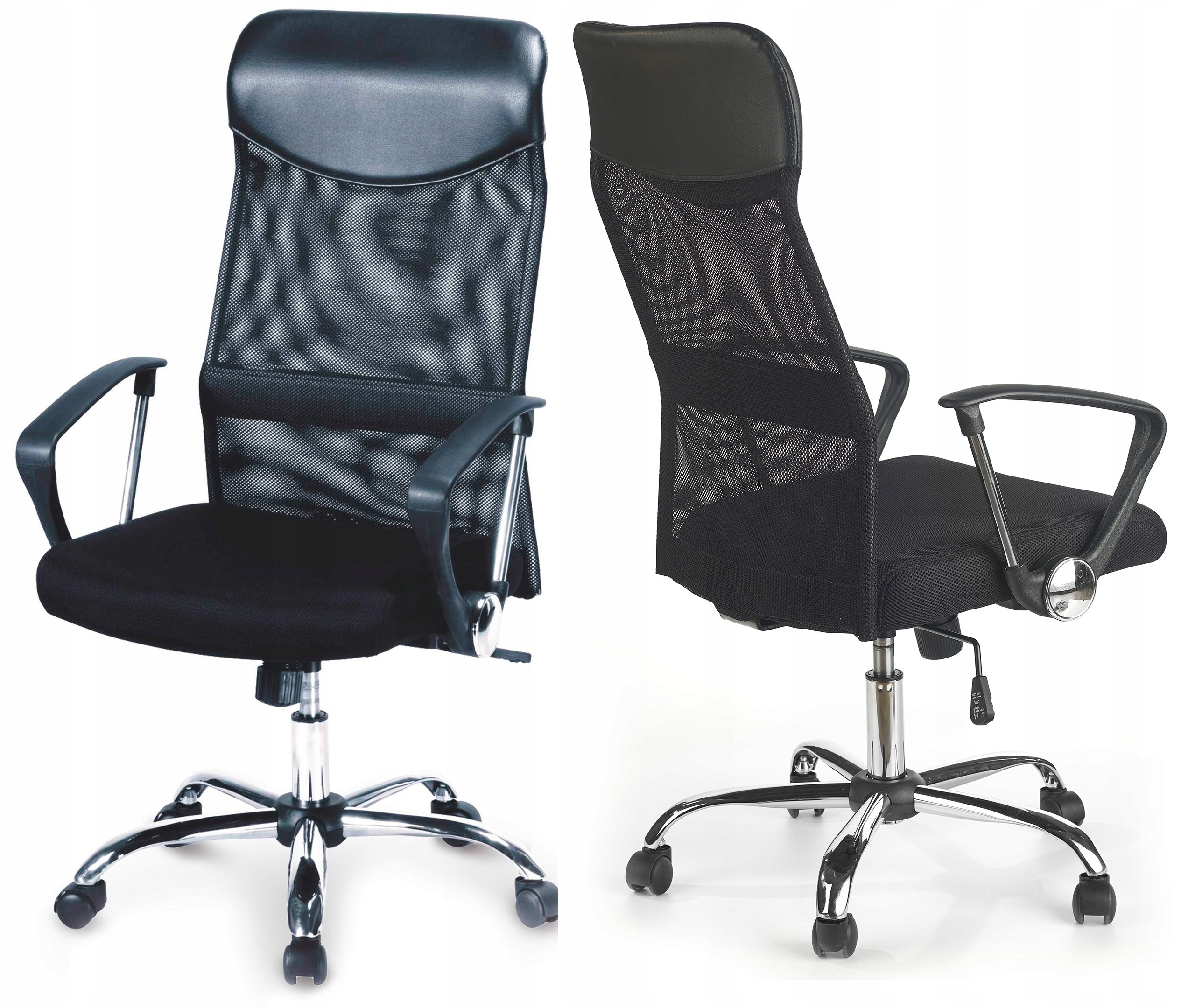 Fotel Biurowy Obrotowy Vire Czarny Halmar