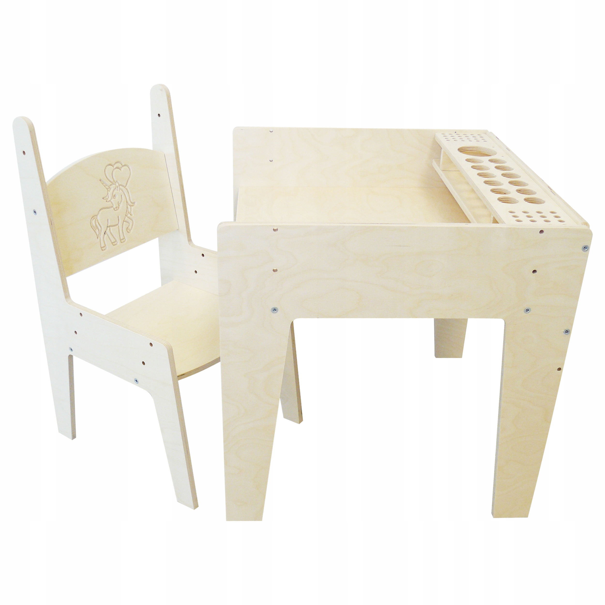 

Stolik 52/50 Z Krzesełkiem Z Regulowaną Wysokością