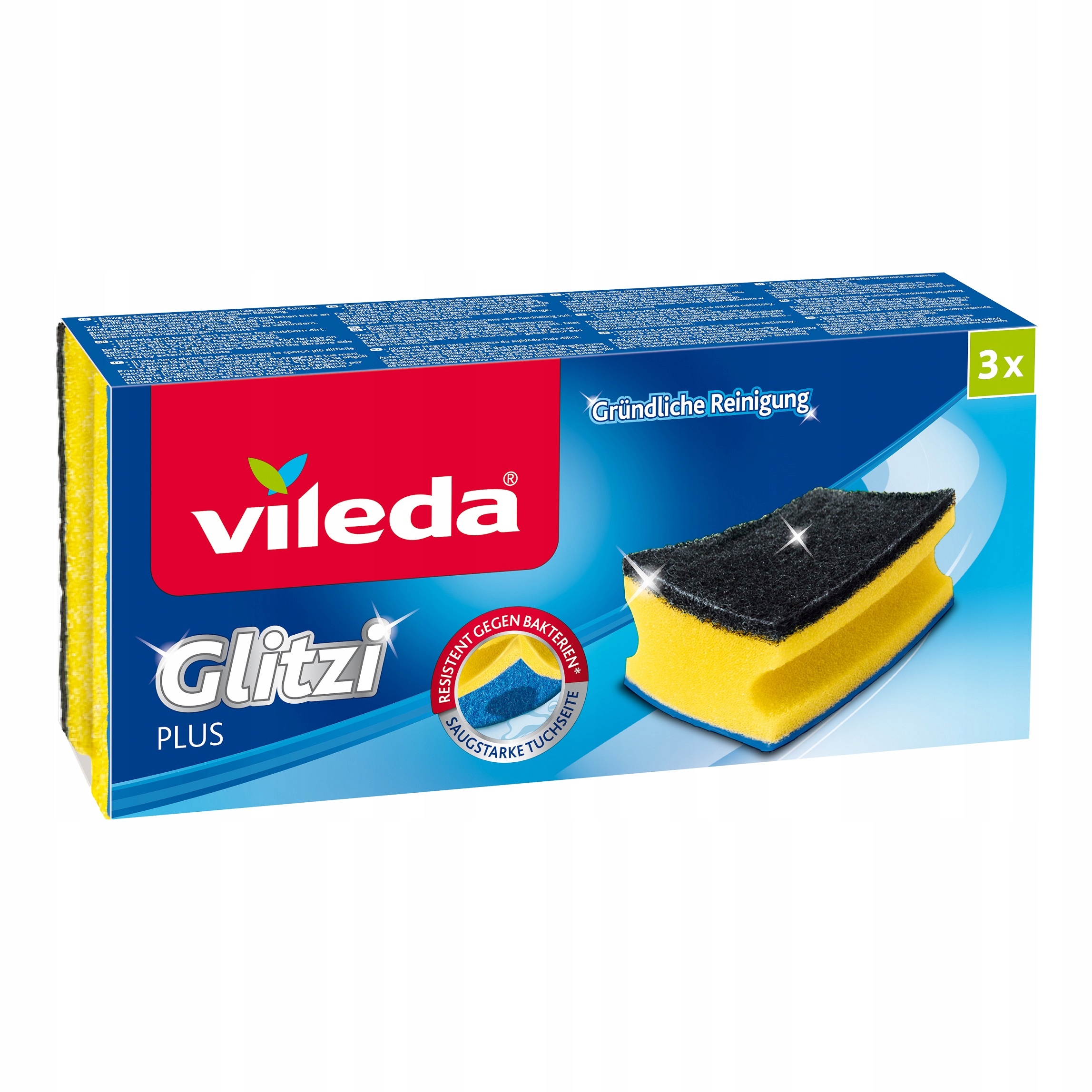 

Vileda Glitzi Plus Gąbka zmywania kuchenny 3 szt