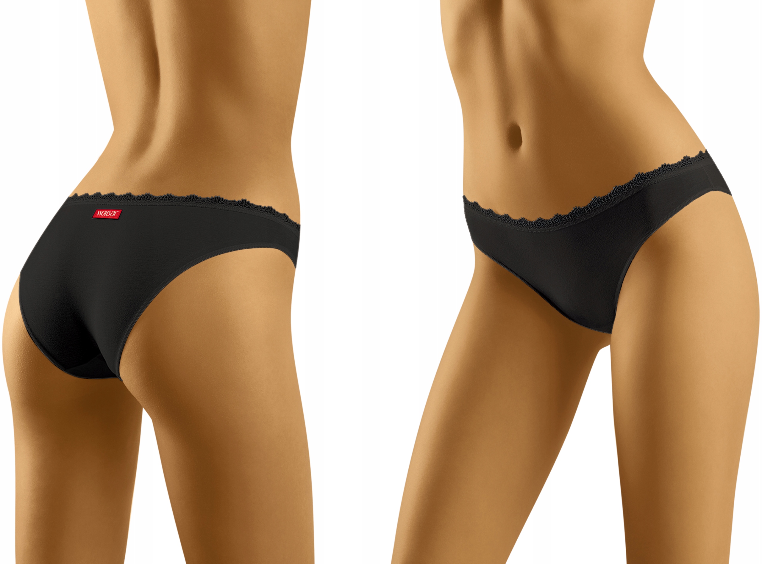 

Wol-Bar Soft Cute czarny L Majtki figi