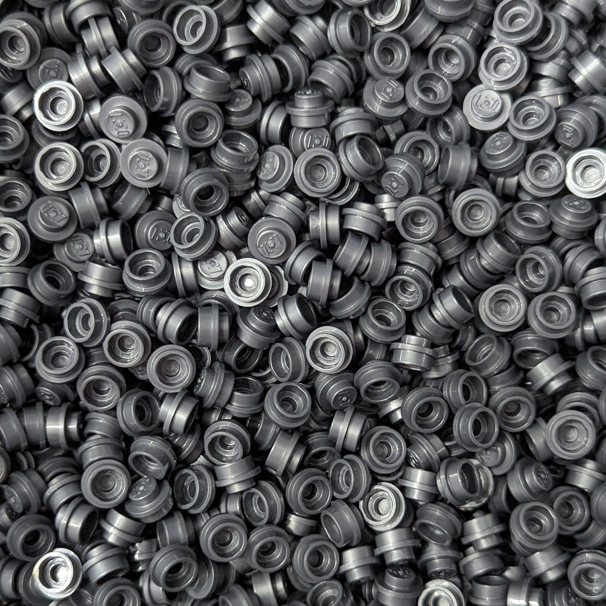 

Pakiet Lego 4073 Płytka okrągła 1x1 Srebrny 25sztN