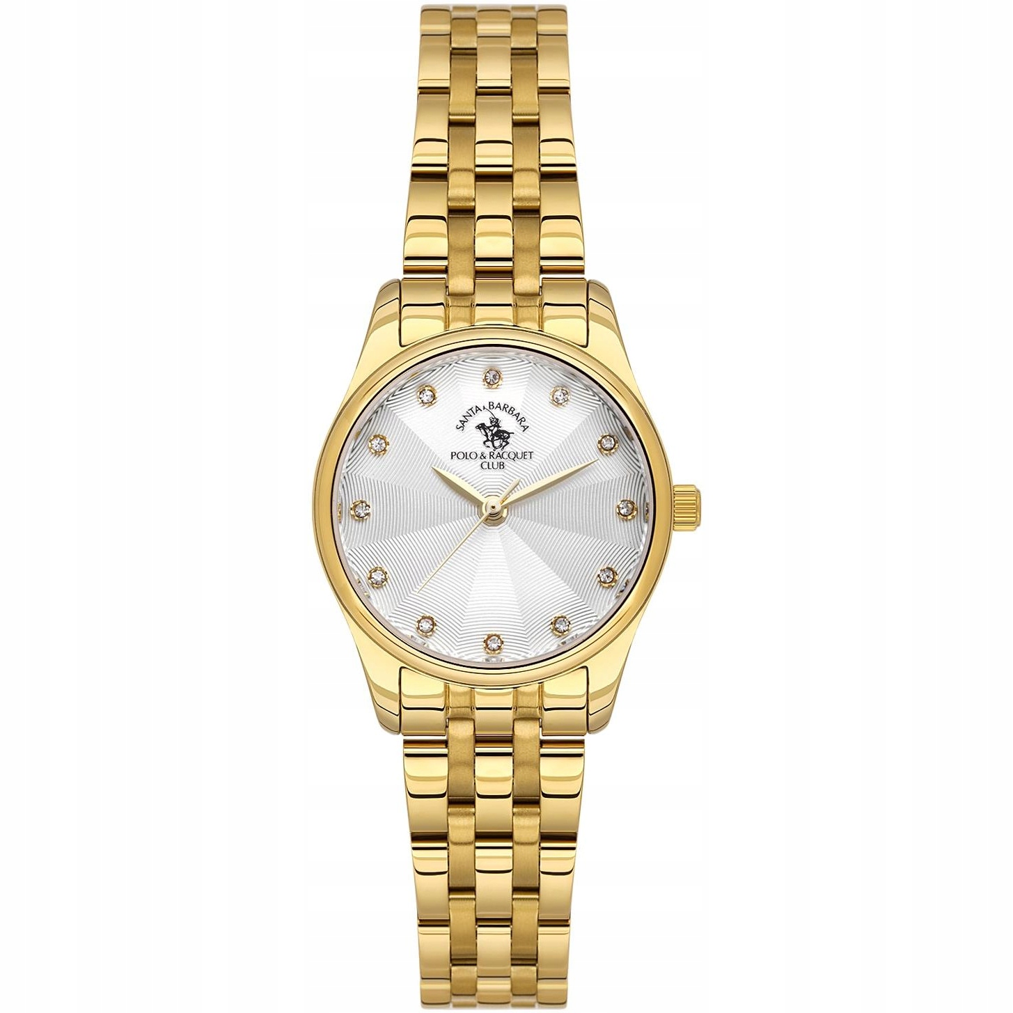 Dámské hodinky Santa Barbara Rocket Polo Club SB.1.10649-3 Zirkony zlaté