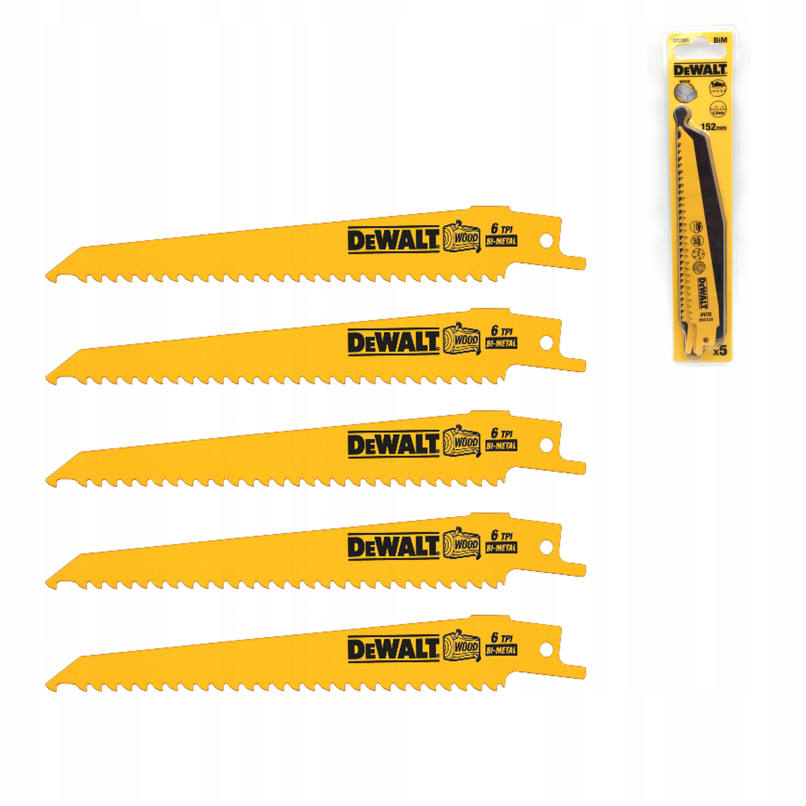 

Brzeszczoty Piły Szablastej 152mm Dewalt Do Drewna