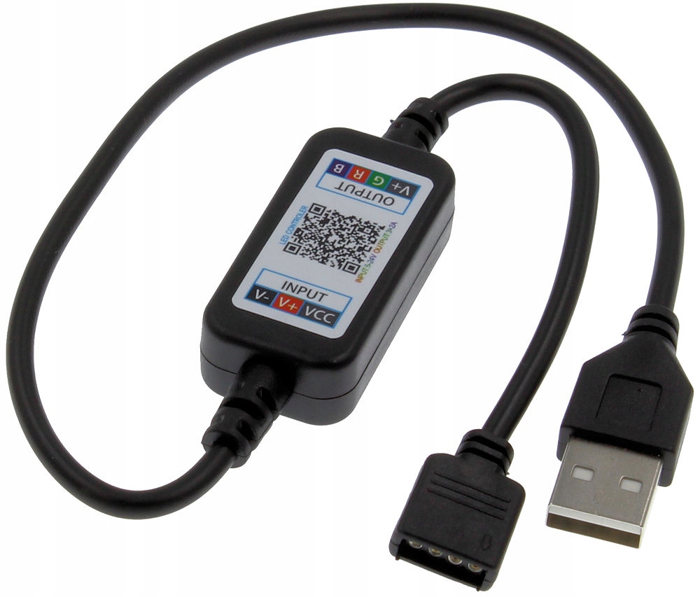 

Kontroler Sterownik Led Rgb Bluetooth Usb 4pin App