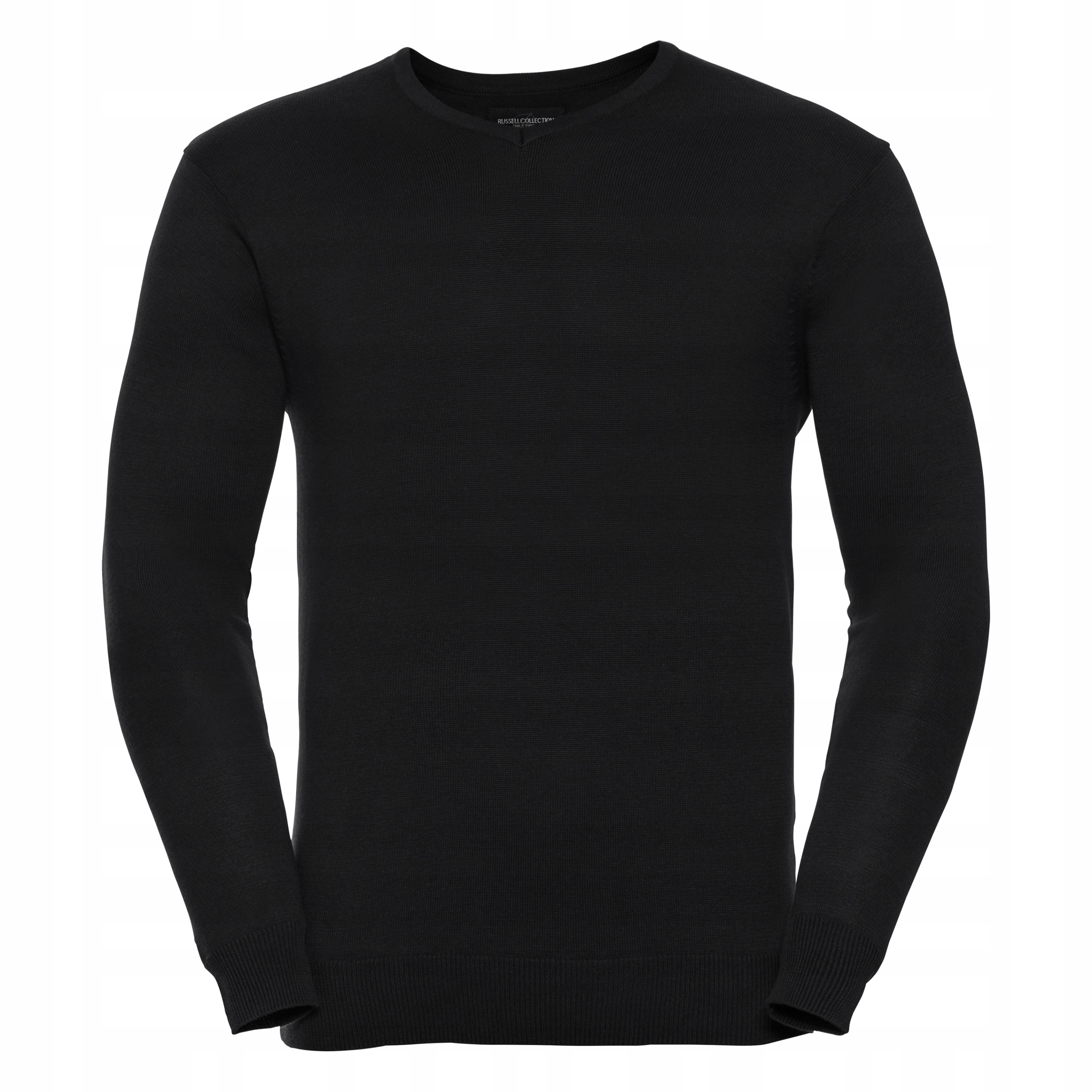 Pánský svetr přes hlavu V-neck Černý vel. M