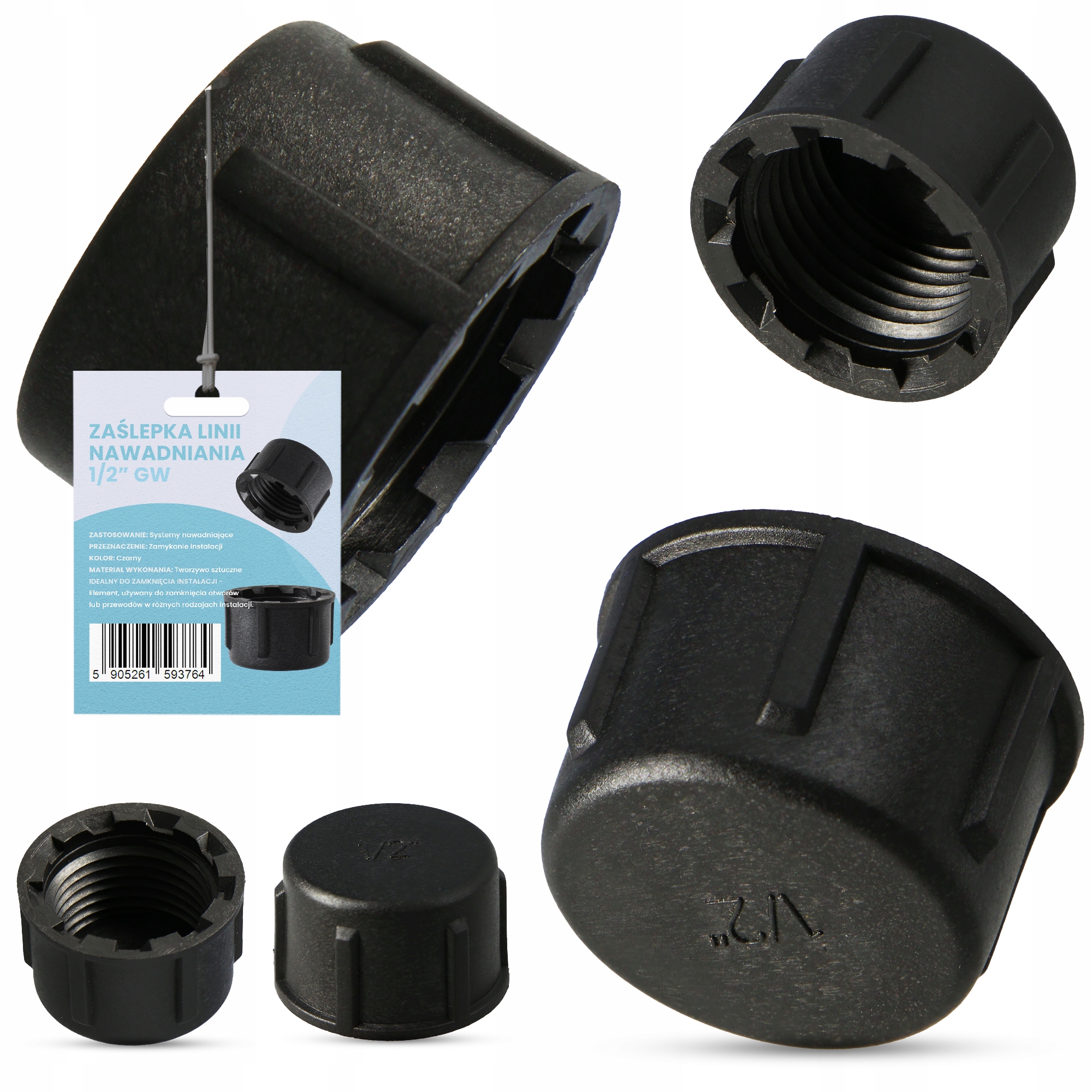 

Zaślepka Nawadniania Kropelkowego Trawnika 1/2" Gw