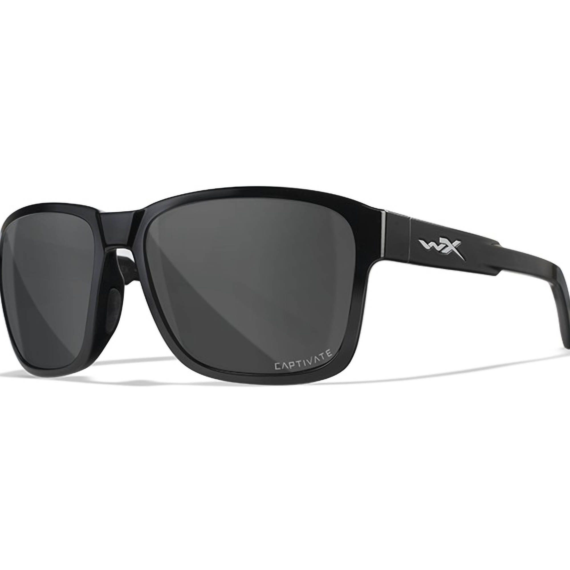 Brýle Wiley X Trek Captivate Smoke Grey s lesklým černým rámem