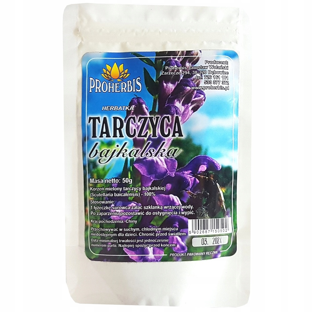 Tarczyca Bajkalska 50g Scutellaria Bajk. Adaptogen