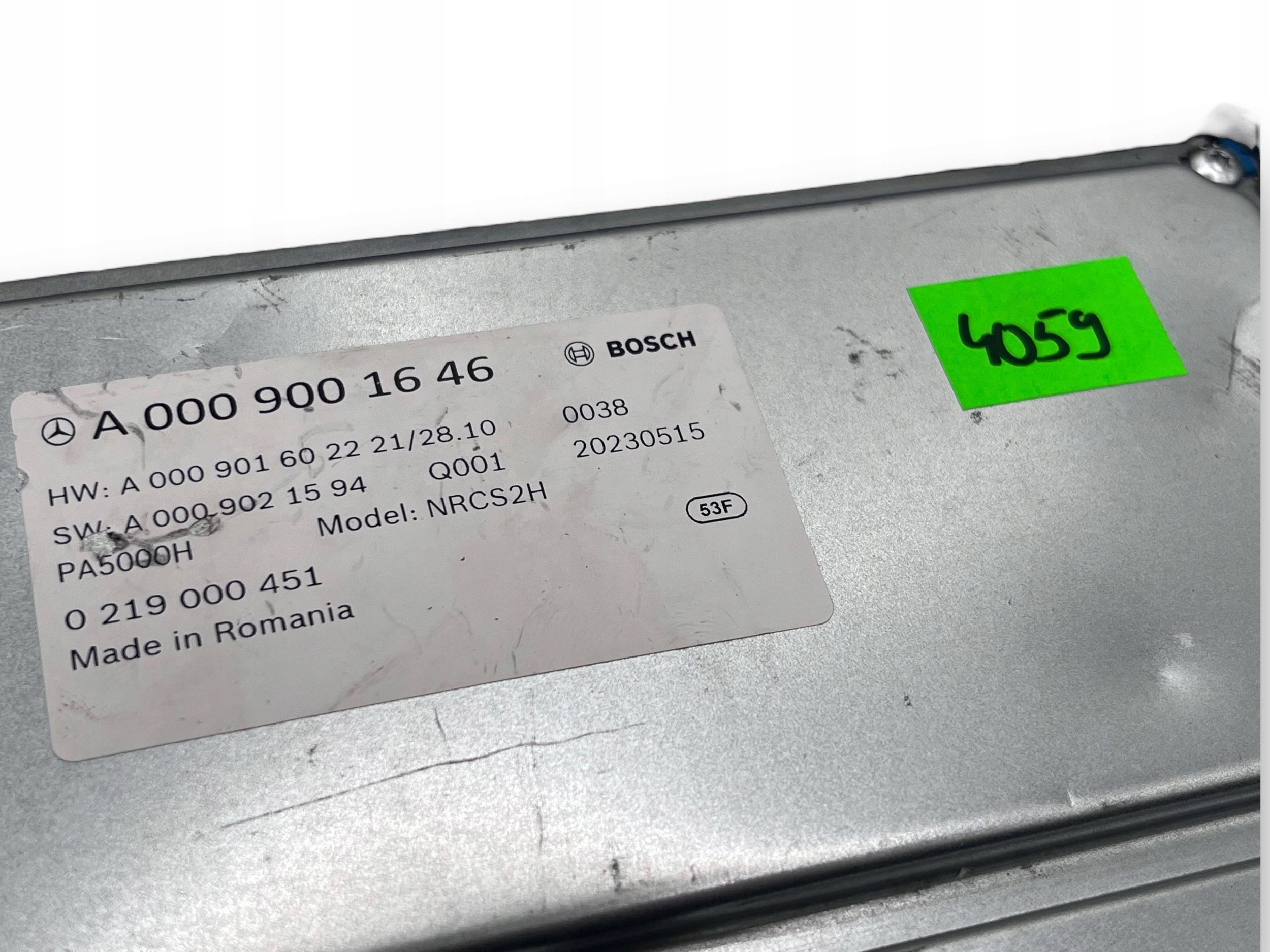 Jednostka sterujaca A0009001646 Mercedes $J