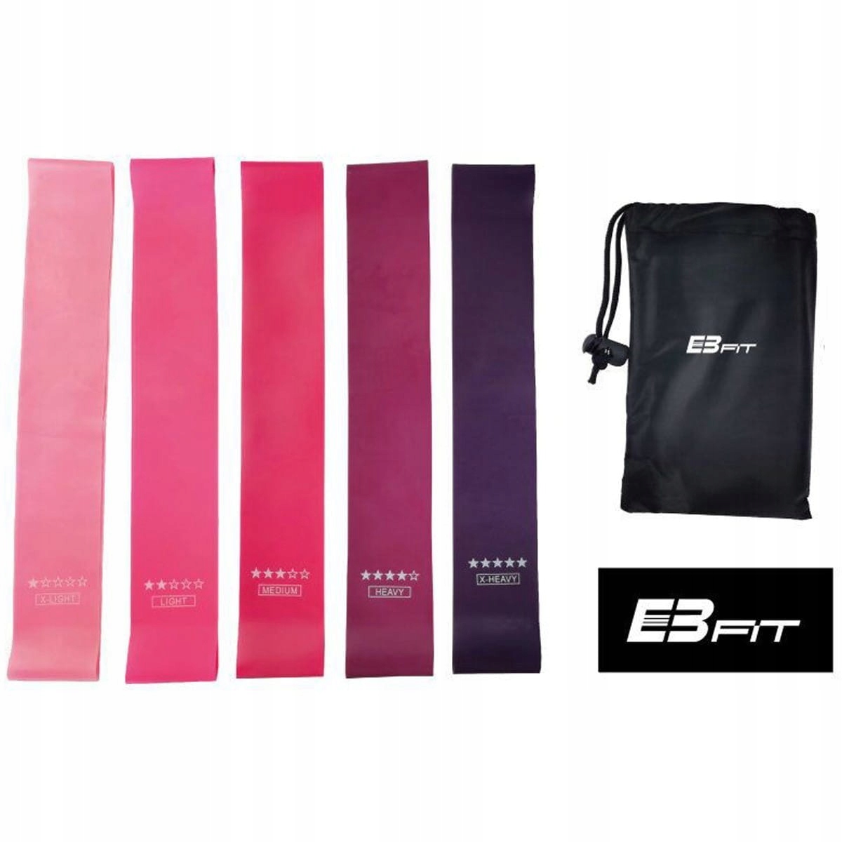

Zestaw Gum Do Ćwiczeń Fitness Crossfit 5W1 Eb Fit