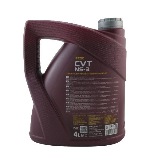 OLEJ MANNOL ATF CVT NS-3 MB 236.20 VW 052180 MERCON C ZIELONY 4L Pojemność opakowania 4 l