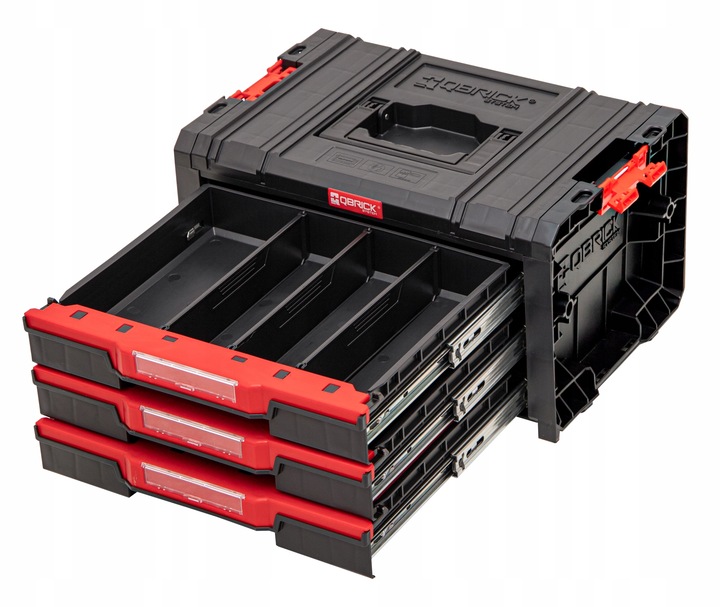 Skrzynka narzędziowa z szufladami Qbrick PRO Drawer 3 Toolbox Basic