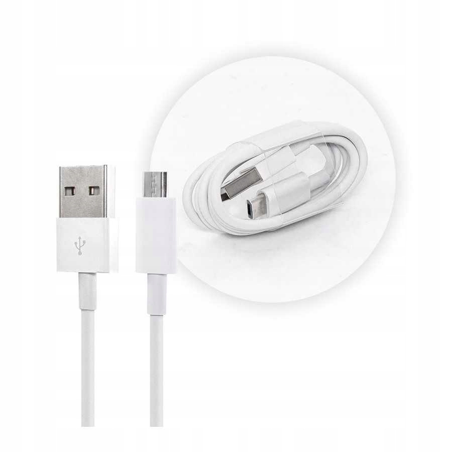 

Kabel Micro Usb 1m biały elastyczny do ładowania