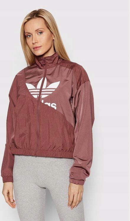 Adidas Logowana Bluza Brudny Róż HC7053 (36)