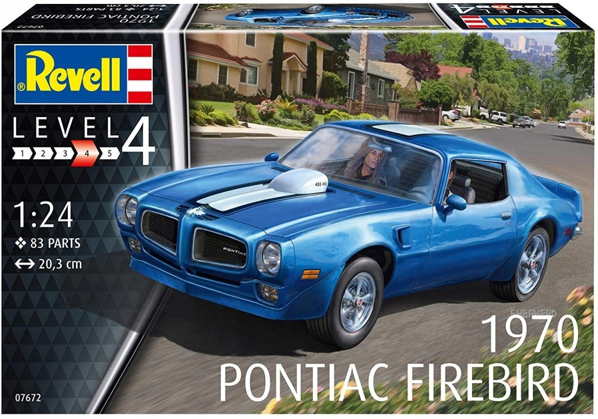 Model ke slepení Pontiac Firebird 1970 Revell 07672