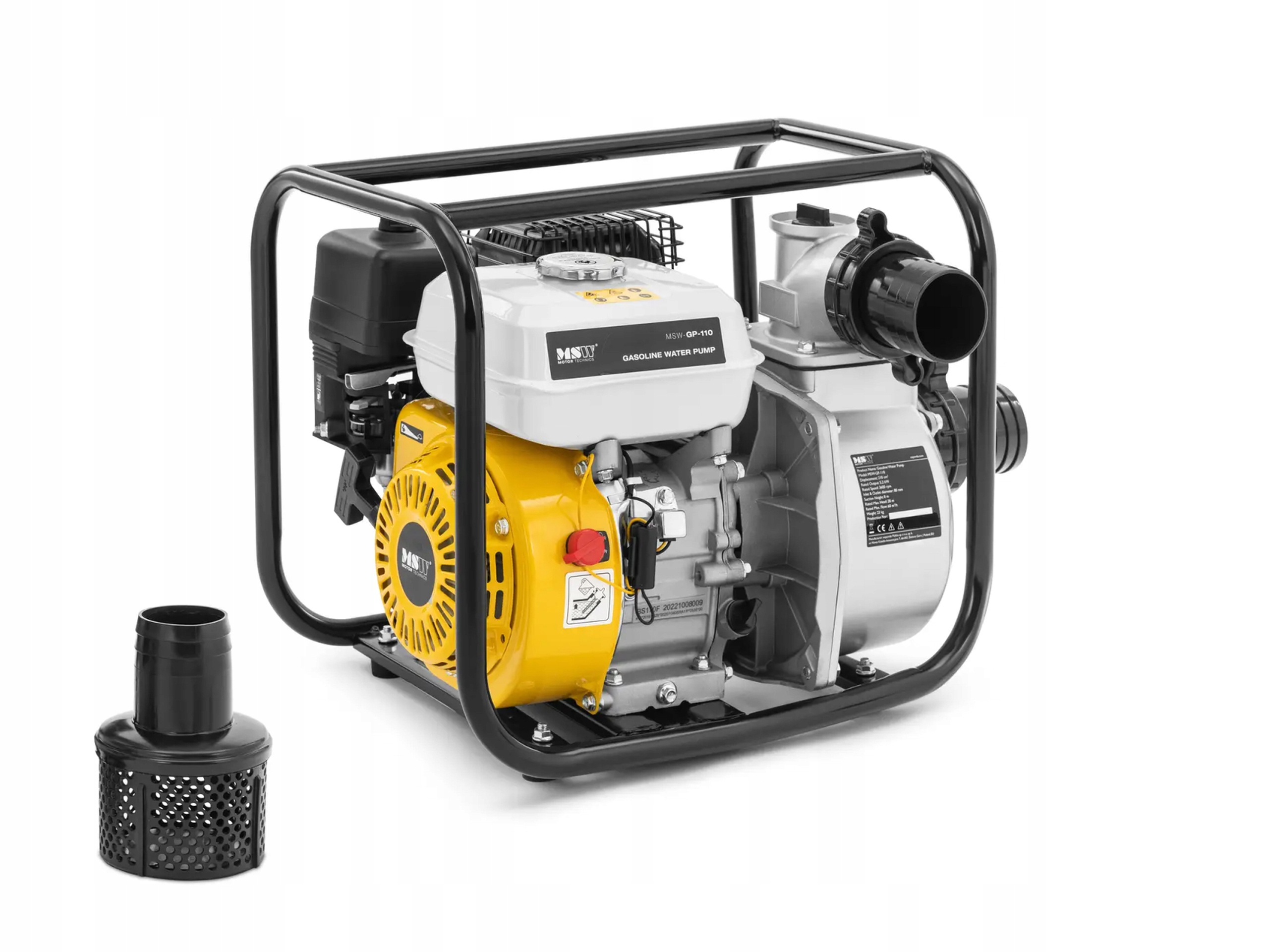 Benzínové Čerpadlo Na Špinavú Vodu 60 m3/h 7kM Msw