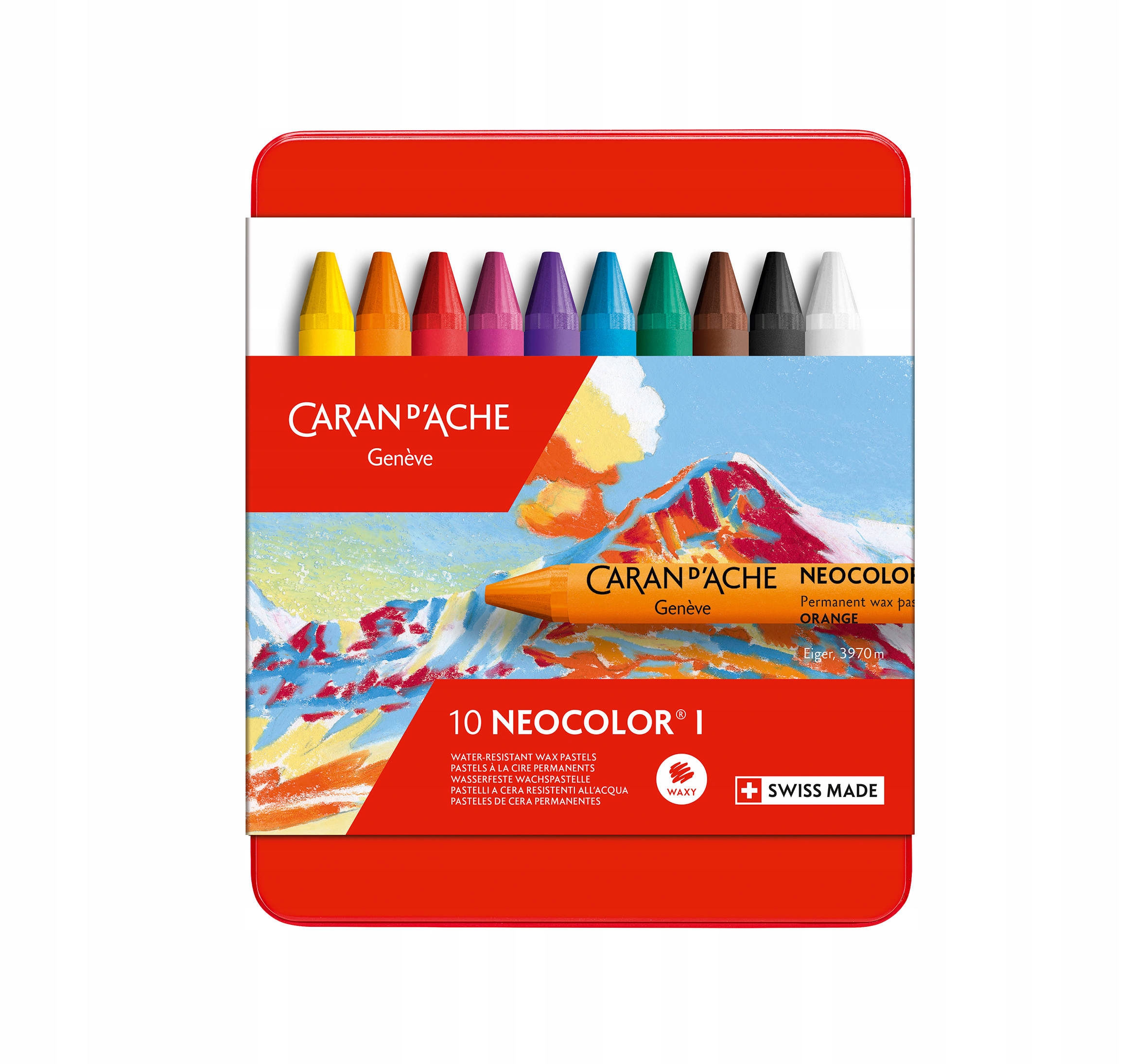 Pastelky Caran d'Ache Neocolor I 10 barev