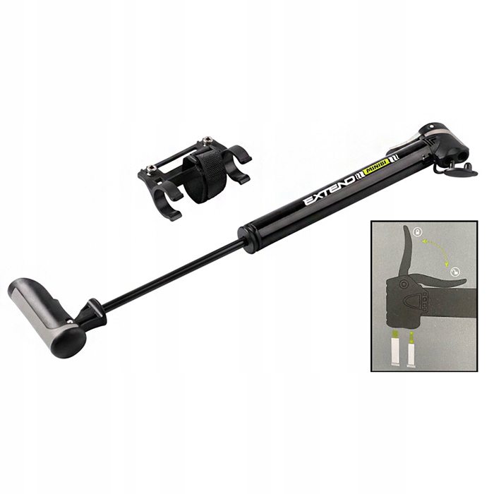 Aluminiowa Pompka rowerowa Extend MINIBI FV AV Długość (cm) 1