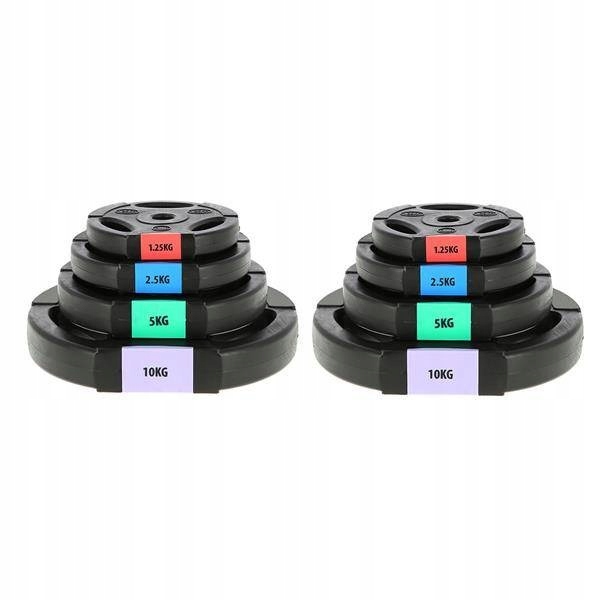 SZTANGA Z WYMIENNYM OBCIĄŻENIEM GSPO40 42 KG Rodzaj gryfu prosty