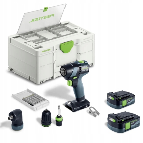 Festool Wiertarko-wkrętarka Txs 12 2,5-Set, 2 Akumulatory, Bez Ładowarki