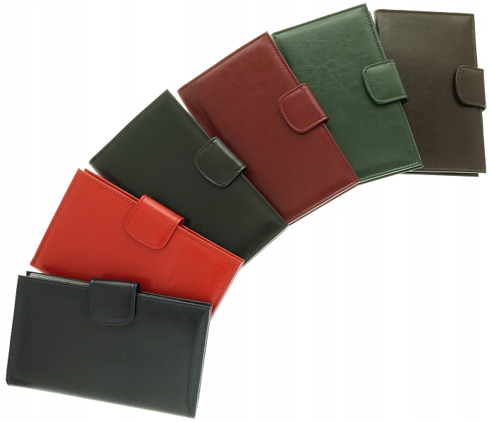 DUŻY SKÓRZANY ORGANIZER NA WIZYTÓWKI WIZYTOWNIK PL Marka inna