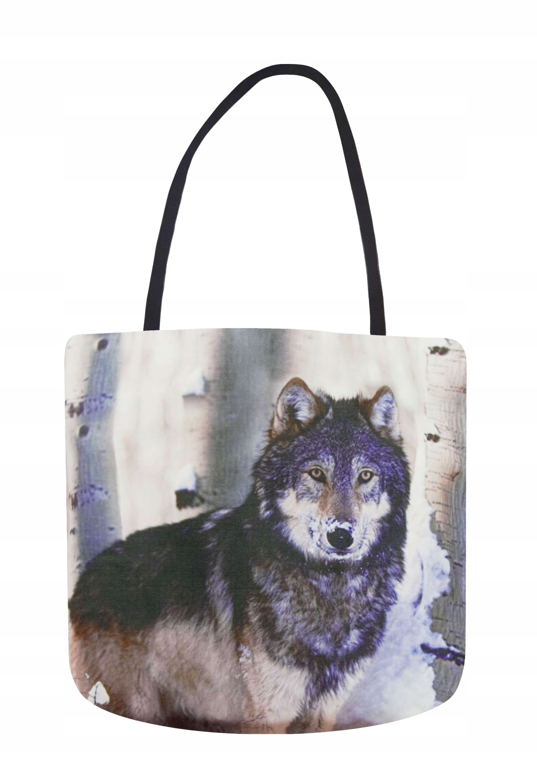 

Siatka Torba na zakupy Nadruk 3D duża 45x42 Wilk