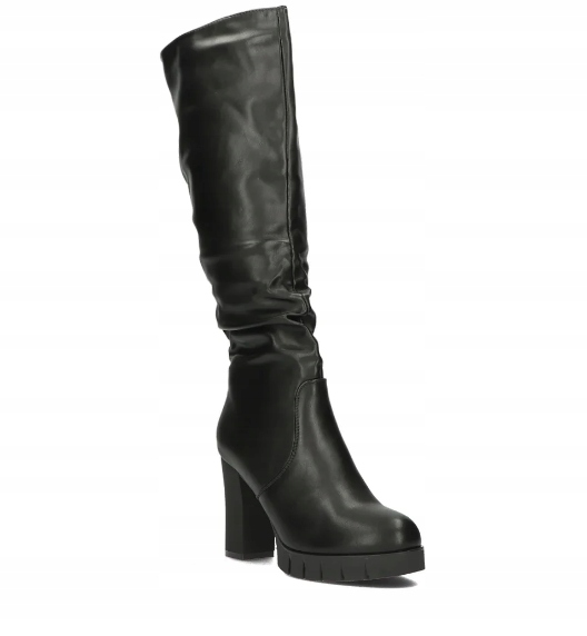 Filippo DKZ4814/23 Bk L Černé kozačky VEL.41