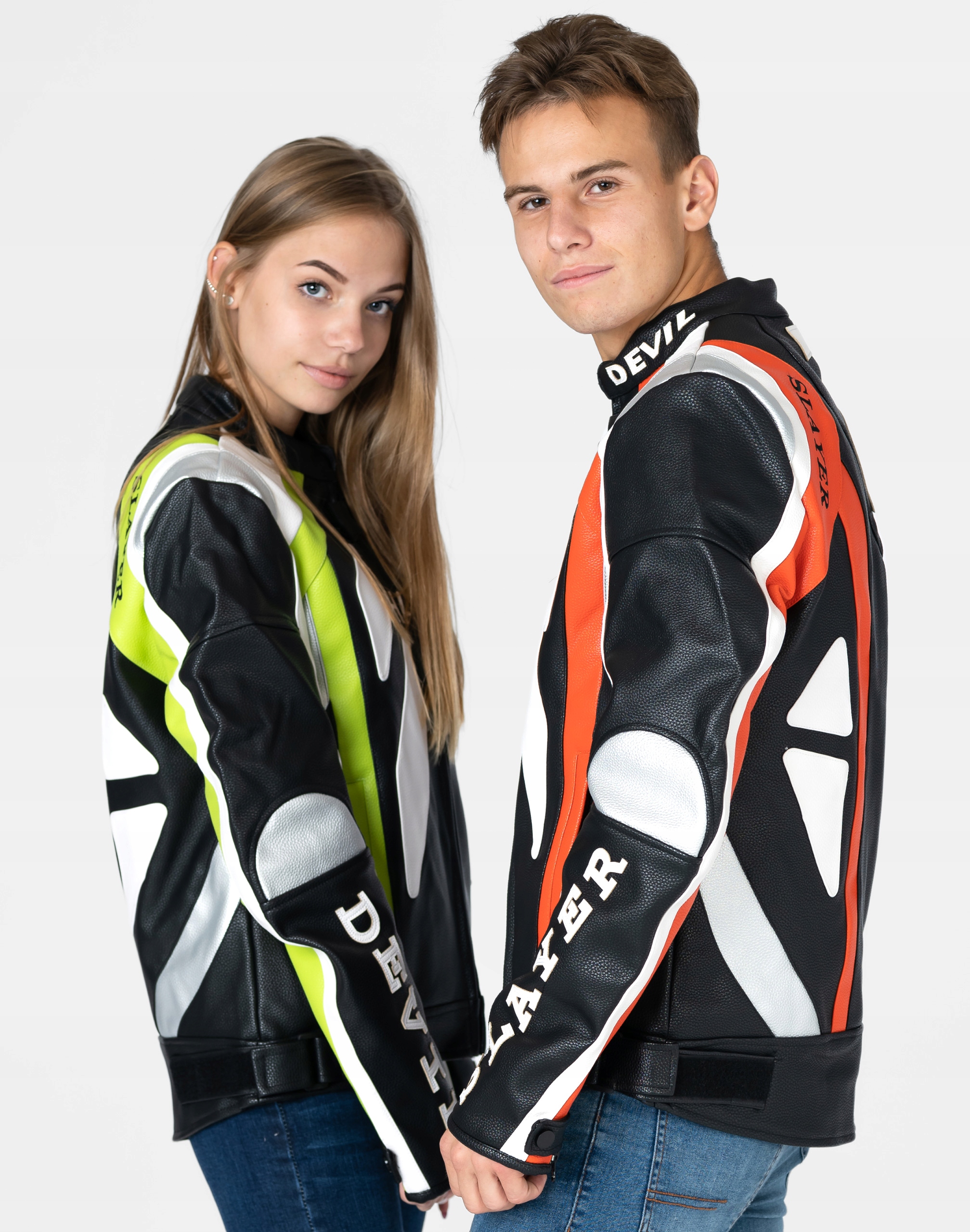 Kurtka Motocyklowa Męska Motor Skóra Y514-01 r XL - 9769654355