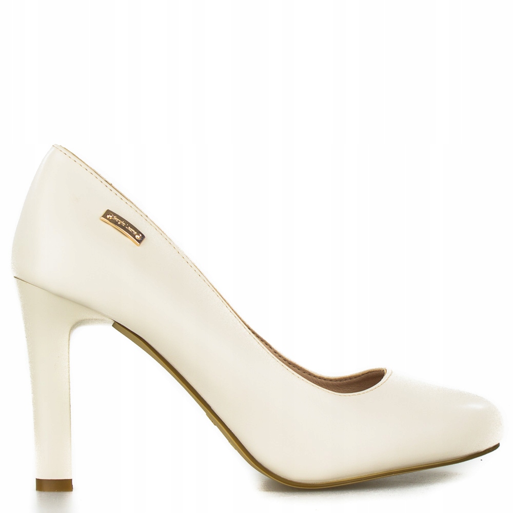 Béžové, Pevné Lodičky Do Kanceláře Matné 39