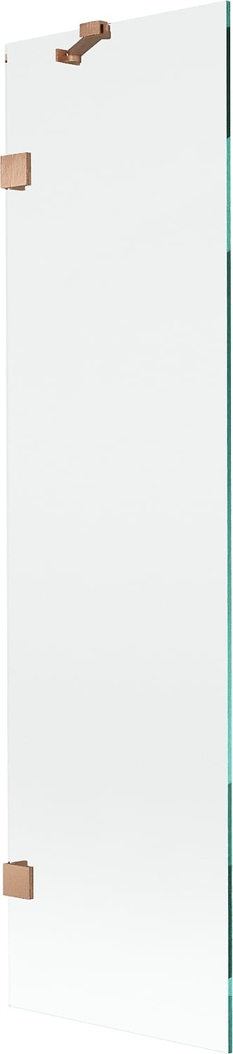 Mexen Lunar vanová zástěna 1-křídlová 50 x 150 cm, transparentní, kartáčova