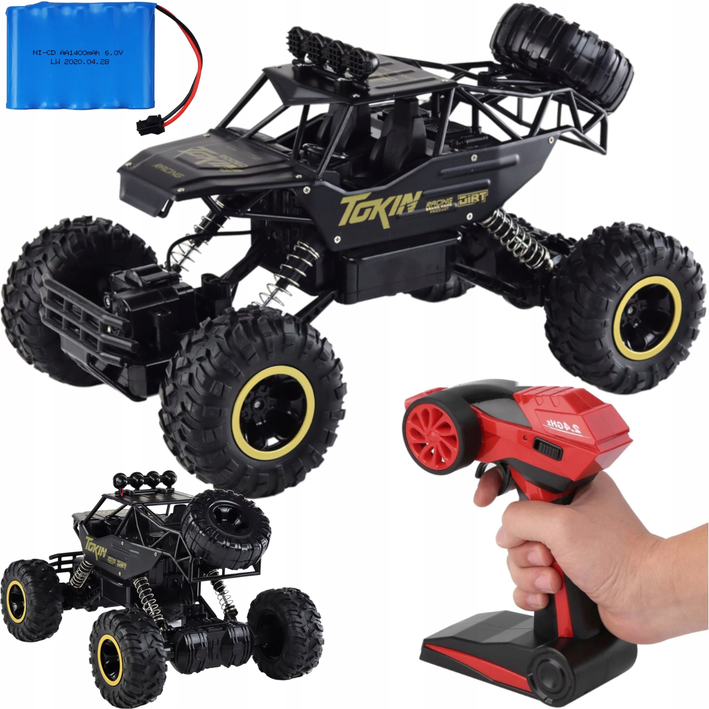 Zdalnie Sterowane Auto Terenowe Gigantyczny Metalowy Model Rc 1:12 Pilot