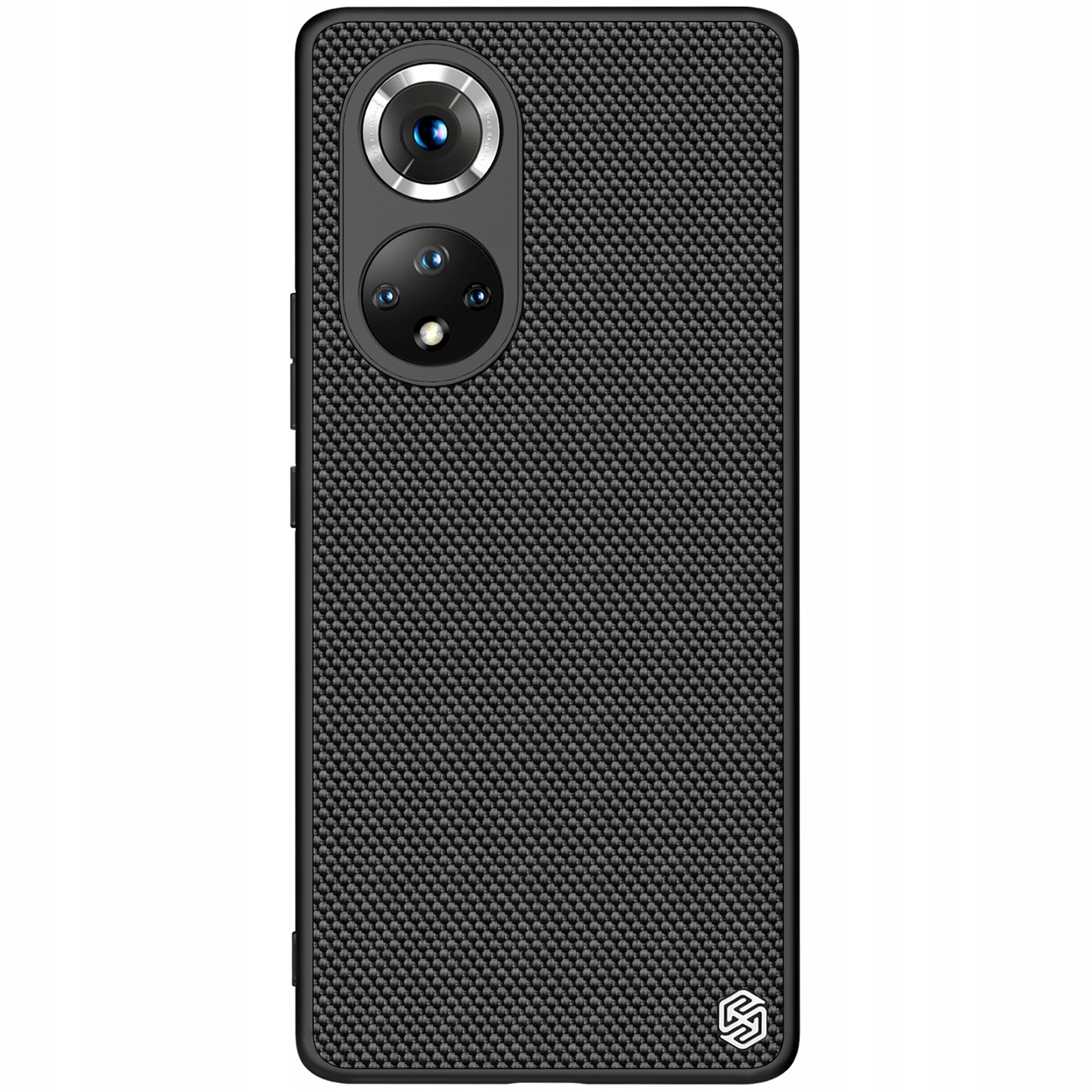 Nillkin Textured Case etui z żelową ramką i nylonem Honor 50 Pro czarny
