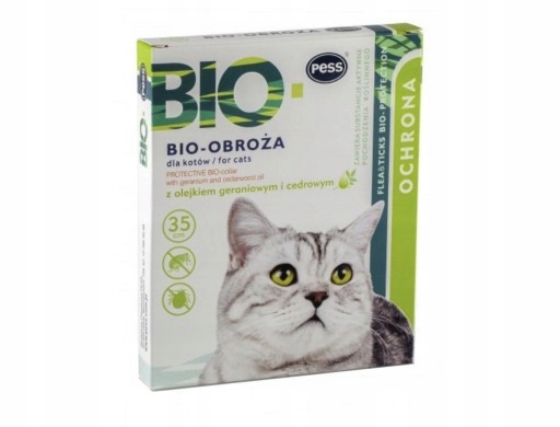 BIO Obroża Pess OBROŻA DLA KOTA 35cm Marka Pess