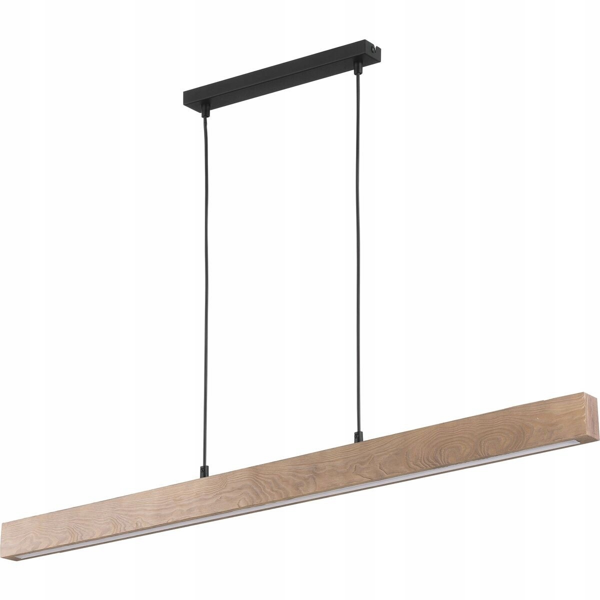 Závěsná lampa podlouhlá, šířka 96 cm, ze dřeva Teo Led M 36W Tk Lighting