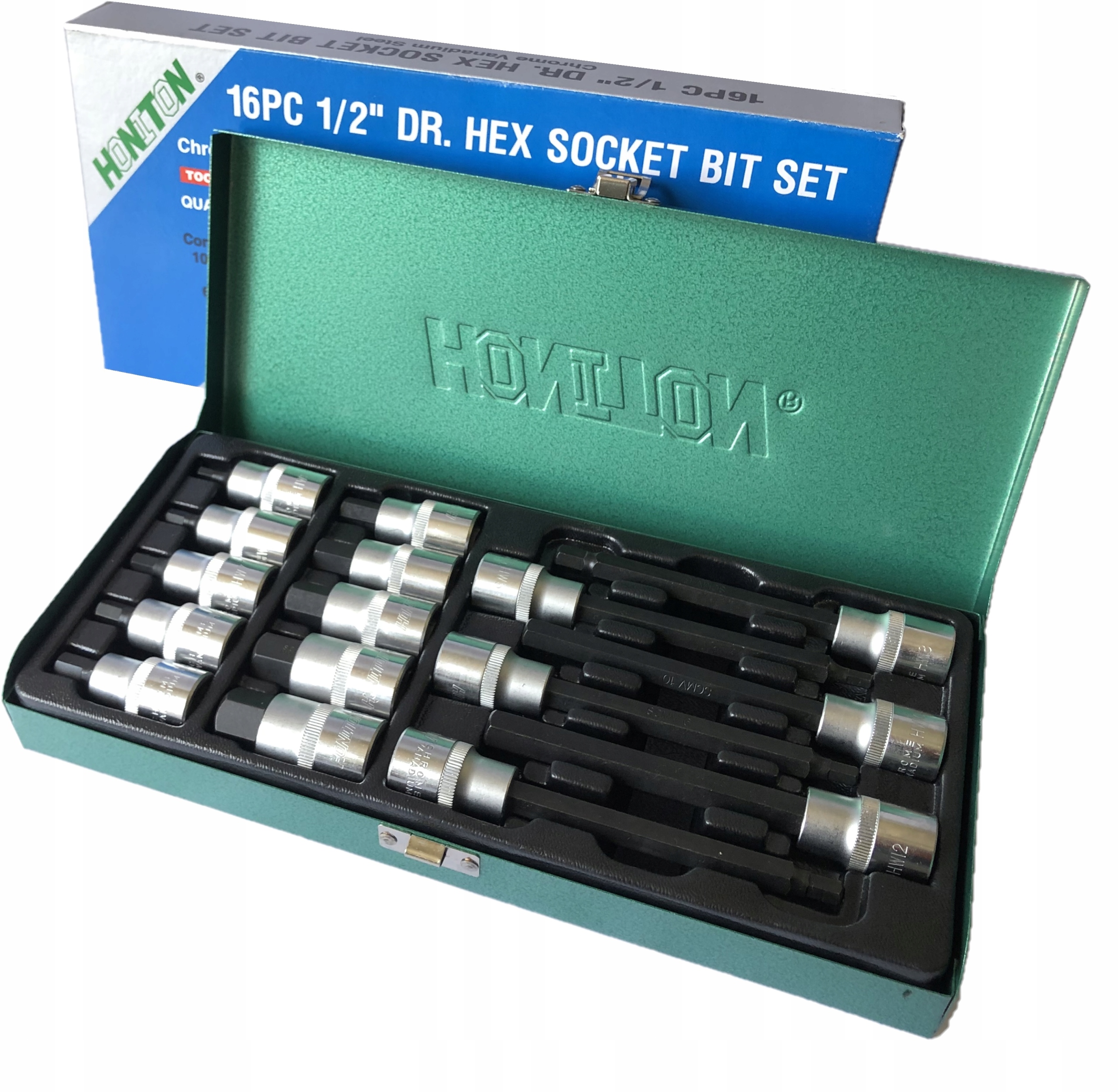 

Honiton Klucze imbusowe ampulowe nasadki 1/2''