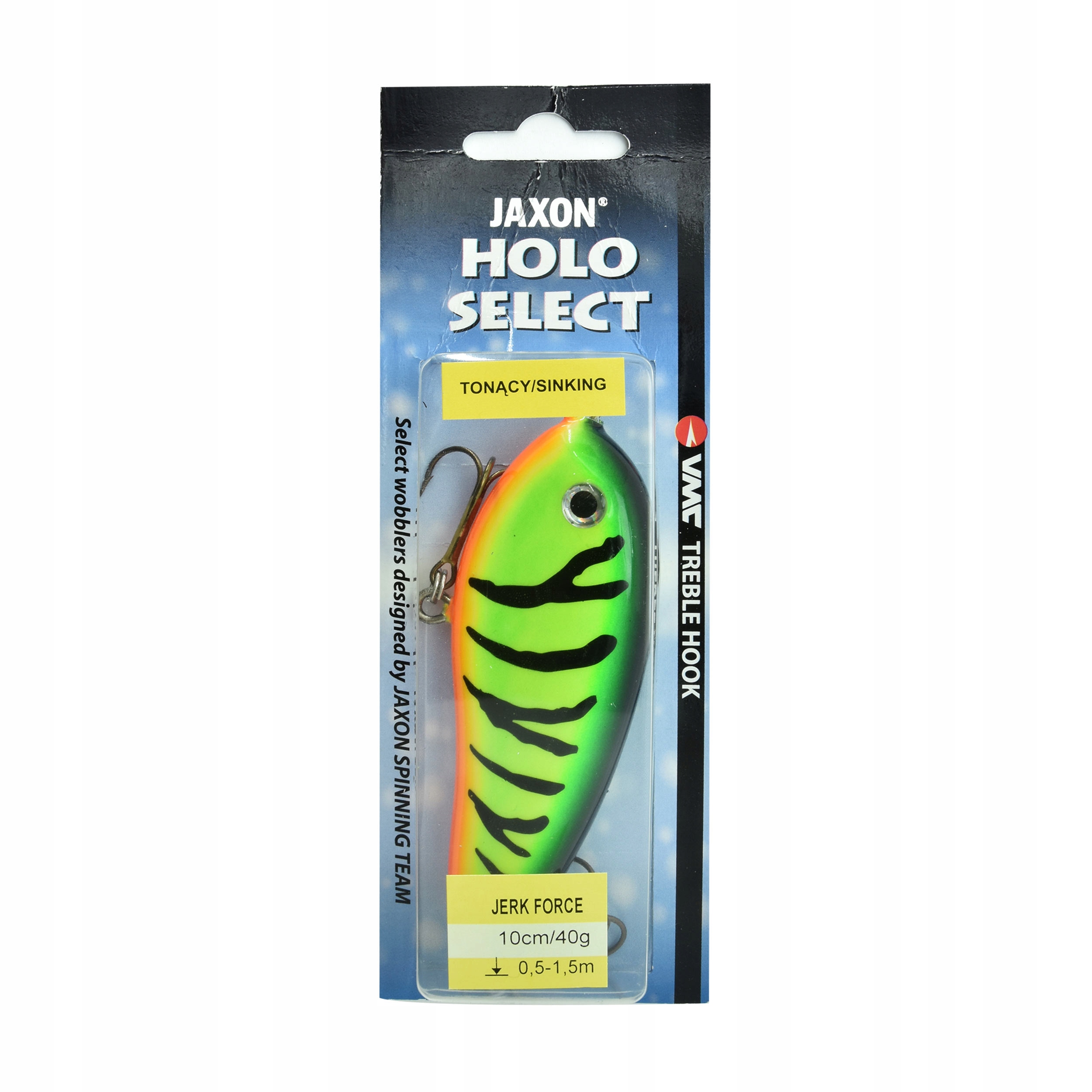 Wobler wolnotonący bezsterowy Jaxon Jerk Force 10cm 40g Tg 0,5-1,5m 1szt.