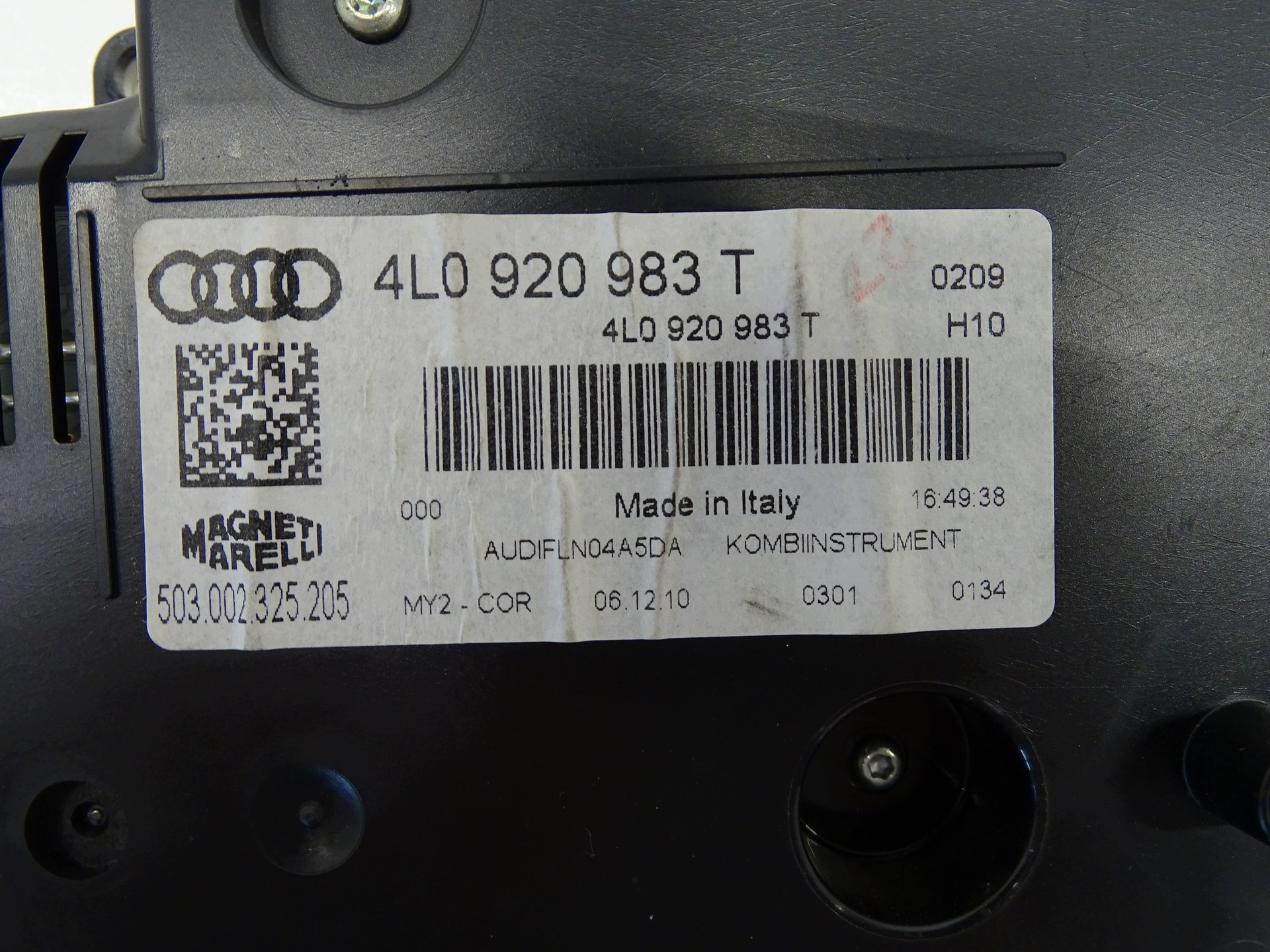 dials clock dials AUDI Q7 4L S-LINE UK 4L0920983T